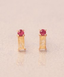 K18vermeil ダイヤモンドスターピアス（ピアス（両耳用））｜NOIR DE