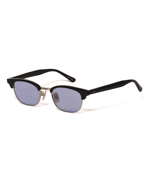 CALEE(キャリー)の「SIRMONT BROW GLASSES <CLASSIC MODEL>(メガネ・メンズ・ブラック系その他/ブラック×ブラック/ブラック×ブルー・FREE)」の3枚目の写真