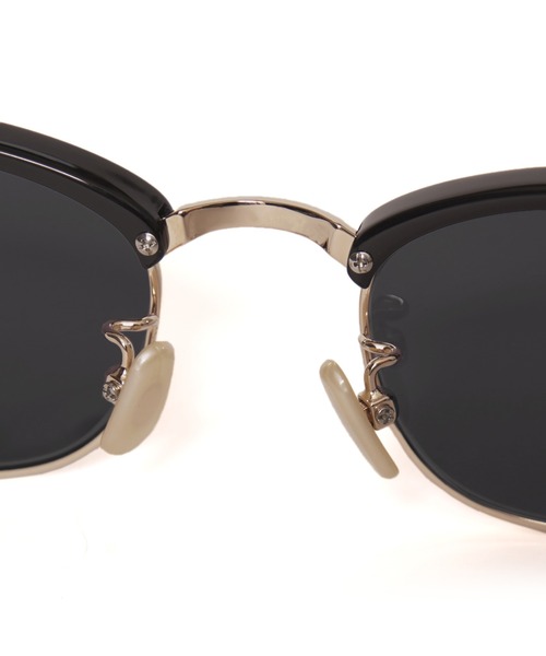 CALEE(キャリー)の「SIRMONT BROW GLASSES <CLASSIC MODEL>(メガネ・メンズ・ブラック系その他/ブラック×ブラック/ブラック×ブルー・FREE)」の5枚目の写真