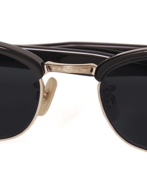 CALEE(キャリー)の「SIRMONT BROW GLASSES <CLASSIC MODEL>(メガネ・メンズ・ブラック系その他/ブラック×ブラック/ブラック×ブルー・FREE)」の6枚目の写真