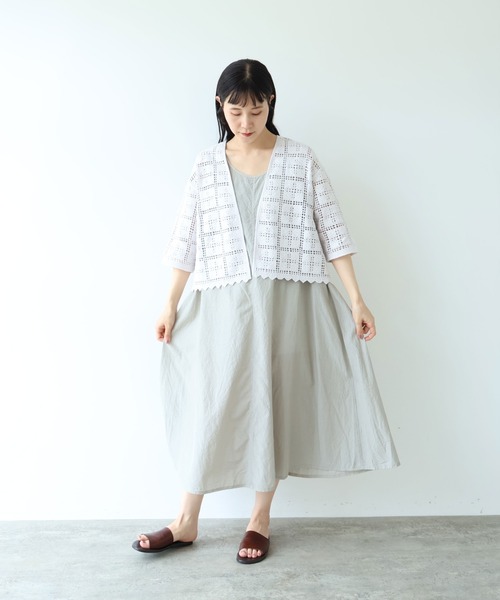 yuni（ユニ　）の「△cotton Lace haori blouse（シャツ/ブラウス・レディース・ブラック・FREE）」の10枚目の写真