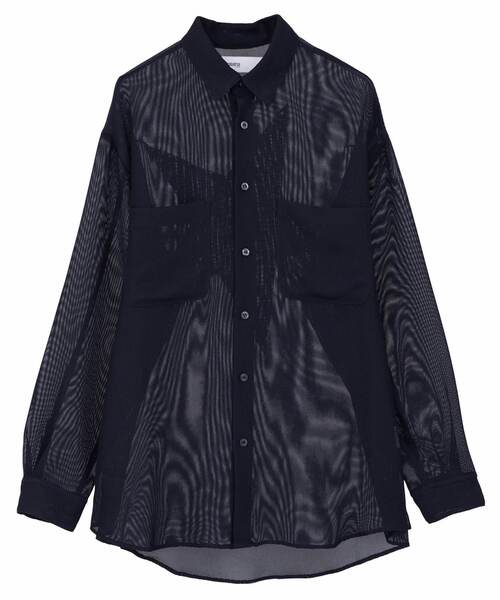 CONVERSE TOKYO(コンバーストウキョウ)の「BACK STAR★ MESH SHIRT(シャツ/ブラウス・レディース・ネイビー/ブラック/ライラック・MEDIUM/SMALL)」の17枚目の写真