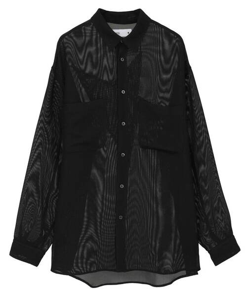 CONVERSE TOKYO(コンバーストウキョウ)の「BACK STAR★ MESH SHIRT(シャツ/ブラウス・レディース・ネイビー/ブラック/ライラック・MEDIUM/SMALL)」の19枚目の写真