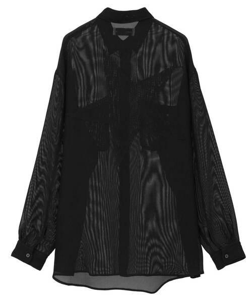 CONVERSE TOKYO(コンバーストウキョウ)の「BACK STAR★ MESH SHIRT(シャツ/ブラウス・レディース・ネイビー/ブラック/ライラック・MEDIUM/SMALL)」の20枚目の写真