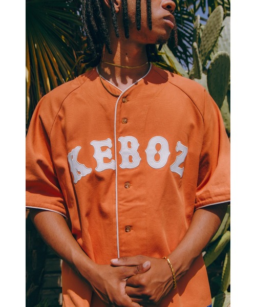 KEBOZ(ケボズ)の「TG CLASSIC BASEBALL JERSEY(シャツ/ブラウス・メンズ・オレンジ/ホワイト/ネイビー/グリーン・L/M/XL/S)」の5枚目の写真