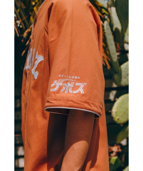 KEBOZ(ケボズ)の「TG CLASSIC BASEBALL JERSEY(シャツ/ブラウス・メンズ・オレンジ/ホワイト/ネイビー/グリーン・L/M/XL/S)」の11枚目の写真