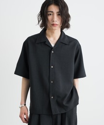 SINSS(�V���X)��Loose fit linen touch HS shirt / ���[�Y�t�B�b�g���l���^�b�`�n�[�t�X���[�u�V���c�y�ڐG�⊴�E�h�V���E����\�i�Z�b�g�A�b�v���p�\�j�z(�V���c/�u���E�X)
