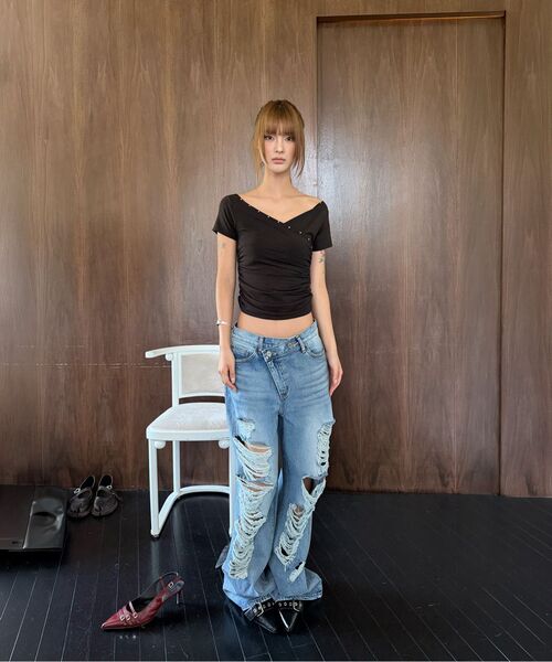 Midnight Move（ミッドナイトムーブ）の「vt dg pants (black)（デニムパンツ・レディース・その他・SMALL/MEDIUM）」の7枚目の写真