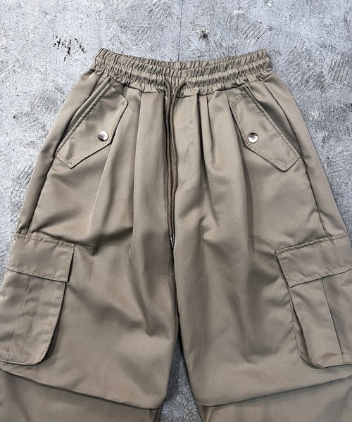 CALIFORNIA OUTFITTERS(カリフォルニア アウトフィッターズ)の「5C12 ワイドカーゴ イージーパンツ(カーゴパンツ・メンズ・ブラック/カーキ/ベージュ・FREE)」の12枚目の写真
