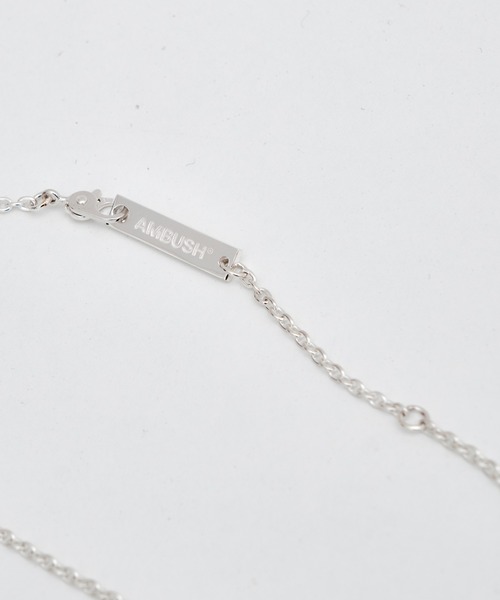 AMBUSH(アンブッシュ)の「【AMBUSH/アンブッシュ】HEART CLASS RING CHARM NECKLACE(ネックレス・メンズ・ピンク/クリア・FREE)」の7枚目の写真