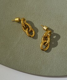 【dignif】【金属アレルギー対応】ピアス Bold Chain
