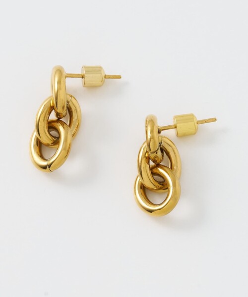 collex(コレックス)の「【dignif】【金属アレルギー対応】ピアス Bold Chain(ピアス(両耳用)・レディース・ゴールド/シルバー・フリー)」の4枚目の写真