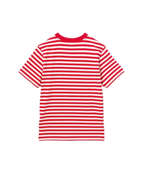 APEE BY A BATHING APE（エイピーバイアベイシングエイプ）の「HEART BADGE STRIPED TEE（Tシャツ/カットソー・レディース・ブラック/レッド・MEDIUM/SMALL/X-SMALL）」の4枚目の写真