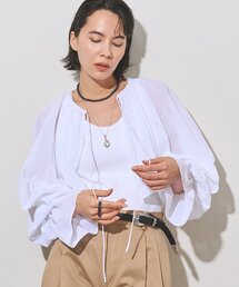 セール】ローンギャザーブラウス（シャツ/ブラウス）｜Whim Gazette