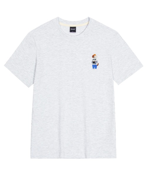 OKSTAR(オクスター)の「ミニミーフォトグラファーブロドック刺繍半袖(Tシャツ/カットソー・レディース・ライトベージュ/ホワイト/ブラック/グレー/ダークグリーン/ネイビー/ダークブルー/クリーム/ライトグレー/ダークグレー・2XL/3XL/4XL/SMALL/MEDIUM/LARGE/X-LARGE)」の3枚目の写真
