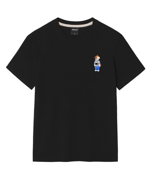 OKSTAR(オクスター)の「ミニミーフォトグラファーブロドック刺繍半袖(Tシャツ/カットソー・レディース・ライトベージュ/ホワイト/ブラック/グレー/ダークグリーン/ネイビー/ダークブルー/クリーム/ライトグレー/ダークグレー・2XL/3XL/4XL/SMALL/MEDIUM/LARGE/X-LARGE)」の2枚目の写真