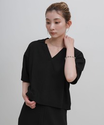 select MOCA | ハーフスリーブシルキースキッパーニット【セットアップ可】(ニット/セーター)