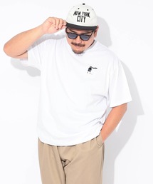 Tシャツ 半袖 メンズ 大きいサイズ メジャーリーグ ワンポイント刺繍 クルーネック カットソー B&T CLUB (ビーアンドティークラブ)