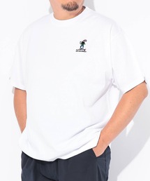 Tシャツ 半袖 メンズ 大きいサイズ メジャーリーグ ワンポイント刺繍 クルーネック カットソー B&T CLUB (ビーアンドティークラブ)