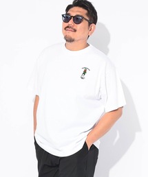Tシャツ 半袖 メンズ 大きいサイズ メジャーリーグ ワンポイント刺繍 クルーネック カットソー B&T CLUB (ビーアンドティークラブ)