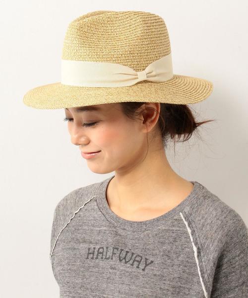 coen(コーエン)の「杢中折れハット(ハット・レディース・ブラック/ベージュ・FREE)」の1枚目の写真