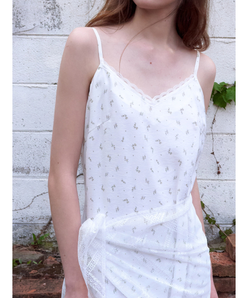 ETMON(エトモン)の「Slip Scarf-Tie Floral Dress, Light Green(ワンピース・レディース・その他・F)」の3枚目の写真