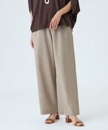 TRANS WORK（トランスワーク）の「【ウォッシャブル】強撚スラブパンツ（その他パンツ）」