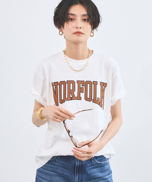 BARNYARDSTORM(バンヤードストーム)の「BARNYARDSTORM / GULFCOAST(ガルフコースト)別注Tシャツ(Tシャツ/カットソー・レディース・ブラウン/チャコールグレー/オフホワイト・FREE)」の15枚目の写真