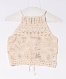 CLANE | CLANE/クラネ/CROCHET CAMI KNIT TOPS(ニット/セーター)