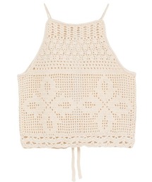 CLANE | CLANE/クラネ/CROCHET CAMI KNIT TOPS(キャミソール)