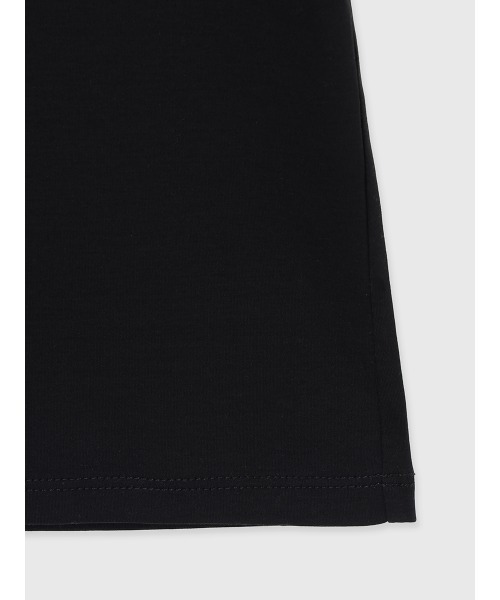 anuans(アニュアンス)の「シルクタッチコットンクロップドTシャツ(Tシャツ/カットソー・レディース・ブラック/ホワイト/チャコールグレー・SMALL/MEDIUM)」の10枚目の写真