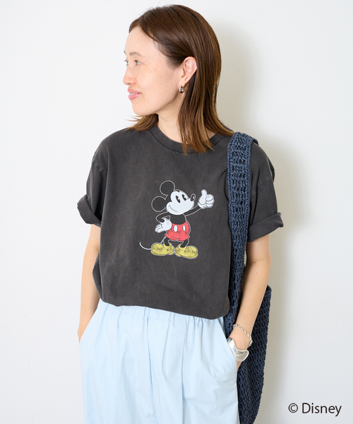 +81BRANCA(ハチイチブランカ)の「+81BRANCA/ハチイチブランカ SLOBE別注 ミッキー Tシャツ1(Tシャツ/カットソー・レディース・ホワイト/ブラック系その他・FREE)」の21枚目の写真