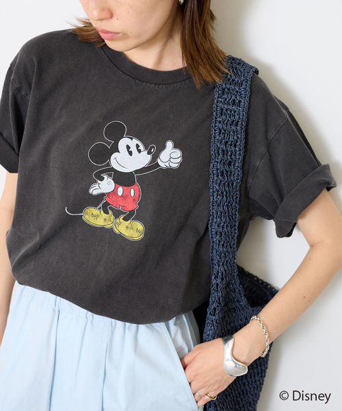 +81BRANCA(ハチイチブランカ)の「+81BRANCA/ハチイチブランカ SLOBE別注 ミッキー Tシャツ1(Tシャツ/カットソー・レディース・ホワイト/ブラック系その他・FREE)」の13枚目の写真