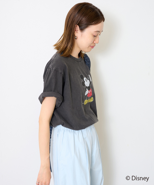 +81BRANCA(ハチイチブランカ)の「+81BRANCA/ハチイチブランカ SLOBE別注 ミッキー Tシャツ1(Tシャツ/カットソー・レディース・ホワイト/ブラック系その他・FREE)」の14枚目の写真
