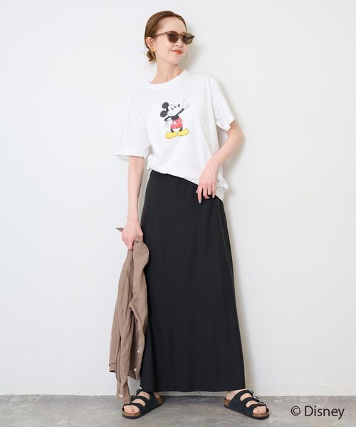 +81BRANCA(ハチイチブランカ)の「+81BRANCA/ハチイチブランカ SLOBE別注 ミッキー Tシャツ1(Tシャツ/カットソー・レディース・ホワイト/ブラック系その他・FREE)」の17枚目の写真