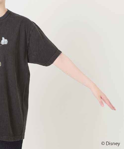 +81BRANCA(ハチイチブランカ)の「+81BRANCA/ハチイチブランカ SLOBE別注 ミッキー Tシャツ1(Tシャツ/カットソー・レディース・ホワイト/ブラック系その他・FREE)」の6枚目の写真