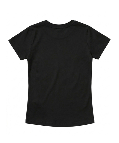 REBRENNER（リブレンナー）の「DTFオブザスピリットクールコットンウィメンズクロップ半袖Tシャツブラック（Tシャツ/カットソー・レディース・ブラック・SMALL/MEDIUM/LARGE）」の2枚目の写真