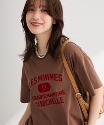 【適ON】汗染み防止ボックスロゴTシャツ