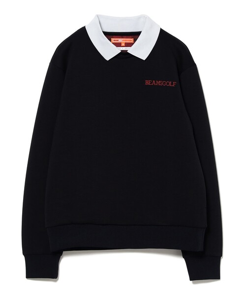 BEAMS GOLF(ビームスゴルフ)の「ORANGE LABEL / 襟付き プルオーバー スウェット(スウェット・レディース・ネイビー/グレー・LARGE/MEDIUM/SMALL)」の1枚目の写真