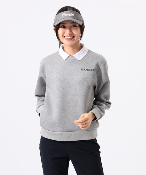 BEAMS GOLF(ビームスゴルフ)の「ORANGE LABEL / 襟付き プルオーバー スウェット(スウェット・レディース・ネイビー/グレー・LARGE/MEDIUM/SMALL)」の2枚目の写真