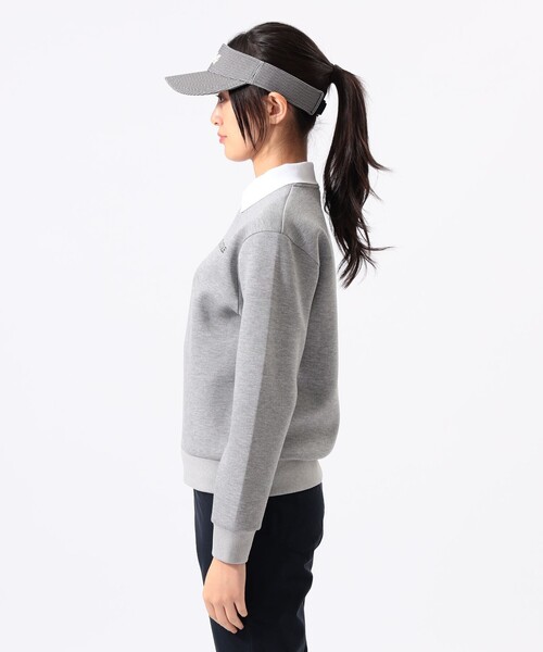 BEAMS GOLF(ビームスゴルフ)の「ORANGE LABEL / 襟付き プルオーバー スウェット(スウェット・レディース・ネイビー/グレー・LARGE/MEDIUM/SMALL)」の6枚目の写真