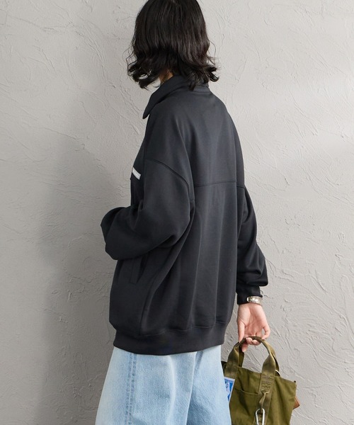 Columbia（コロンビア）の「【WEB先行予約】[Columbia/コロンビア] FLEMING BAY ハーフジップスウェット(WEB限定)（スウェット・レディース・ブラック/オフホワイト・L/M）」の9枚目の写真