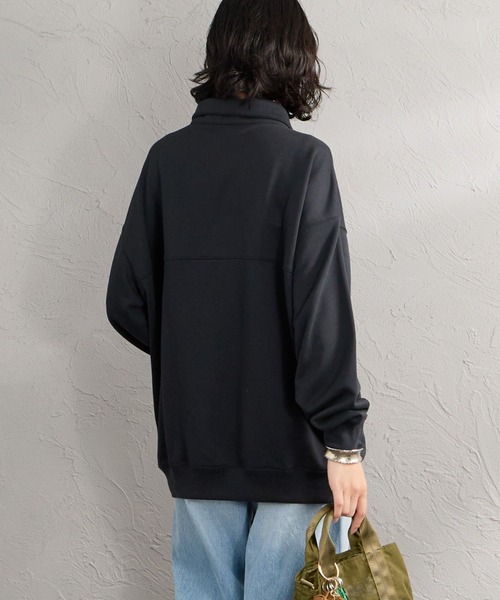 Columbia（コロンビア）の「【WEB先行予約】[Columbia/コロンビア] FLEMING BAY ハーフジップスウェット(WEB限定)（スウェット・レディース・ブラック/オフホワイト・L/M）」の10枚目の写真