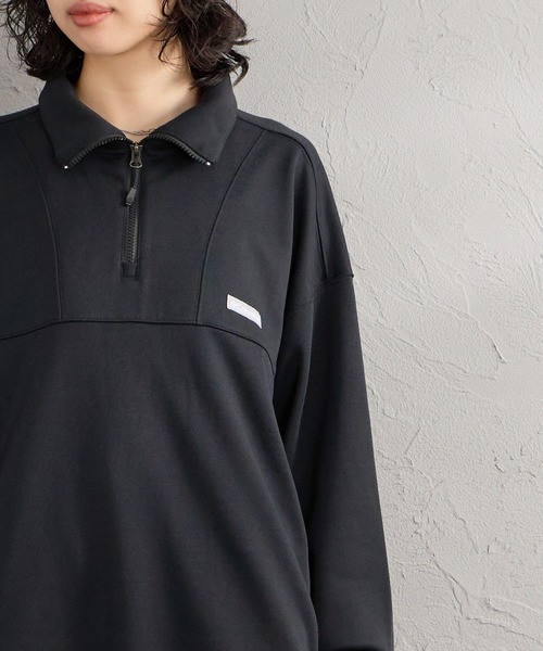 Columbia（コロンビア）の「【WEB先行予約】[Columbia/コロンビア] FLEMING BAY ハーフジップスウェット(WEB限定)（スウェット・レディース・ブラック/オフホワイト・L/M）」の14枚目の写真