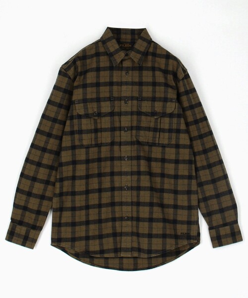 FILSON(フィルソン)の「FILSON/フィルソン Alaskan Guide Shirt/アラスカン ガイド シャツ(シャツ/ブラウス・メンズ・オリーブ/ブラック/レッド/グレー・X-SMALL/X-LARGE/LARGE/MEDIUM/SMALL)」の3枚目の写真