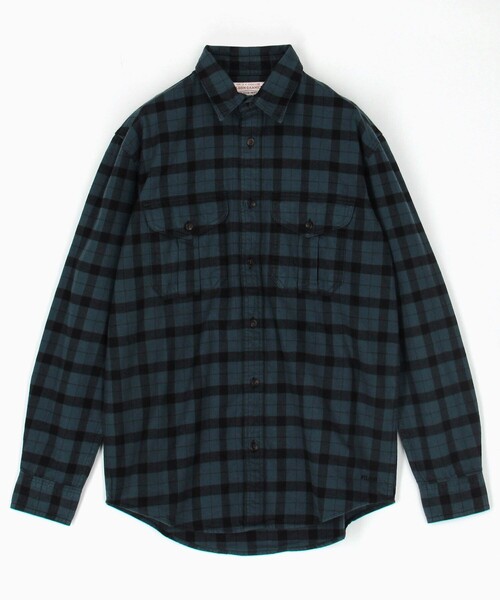 FILSON(フィルソン)の「FILSON/フィルソン Alaskan Guide Shirt/アラスカン ガイド シャツ(シャツ/ブラウス・メンズ・オリーブ/ブラック/レッド/グレー・X-SMALL/X-LARGE/LARGE/MEDIUM/SMALL)」の2枚目の写真