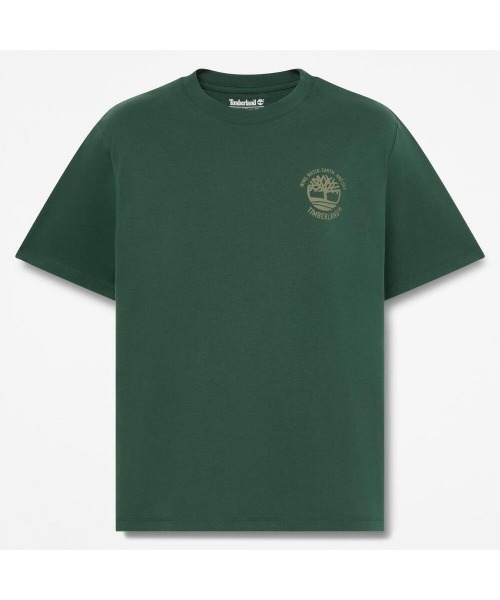 Timberland(ティンバーランド)の「半袖 バック グラフィック Tシャツ メンズ(Tシャツ/カットソー・メンズ・ダークグリーン・LARGE/MEDIUM/X-LARGE/XX-LARGE)」の4枚目の写真