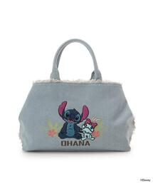 Samantha Thavasa | 「スティッチ」コレクション デニム調ハンドバッグ(ハンドバッグ)