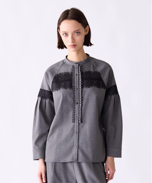 heather eyelash lace blouse（シャツ/ブラウス）｜Marilyn Moon