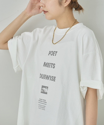 POET MEETS DUBWISE（ポエットミーツダブワイズ）の「《追加》POET MEETS DUBWISE LOOSE FIT LOGO Tシャツ（Tシャツ/カットソー）」